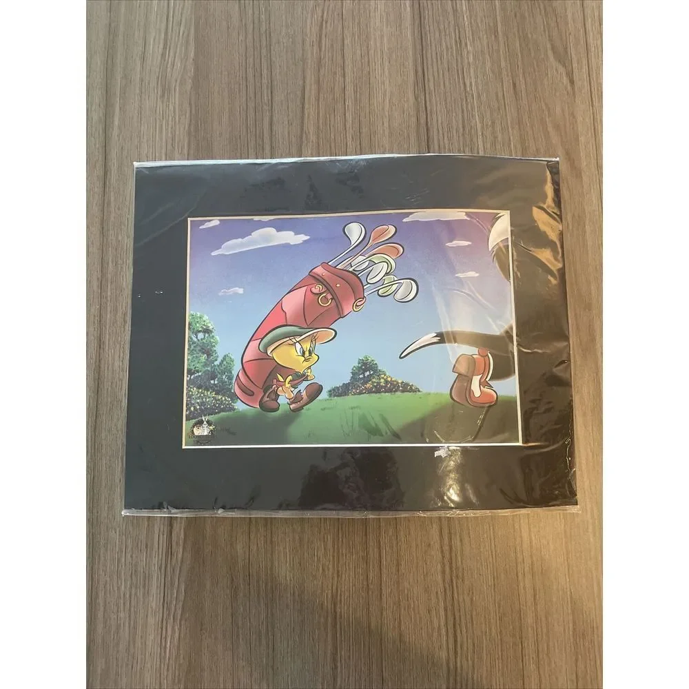 Looney Tunes‎ Caddy With A Tattitude Limited Edition 1110/5000 Golf Tweety Art
